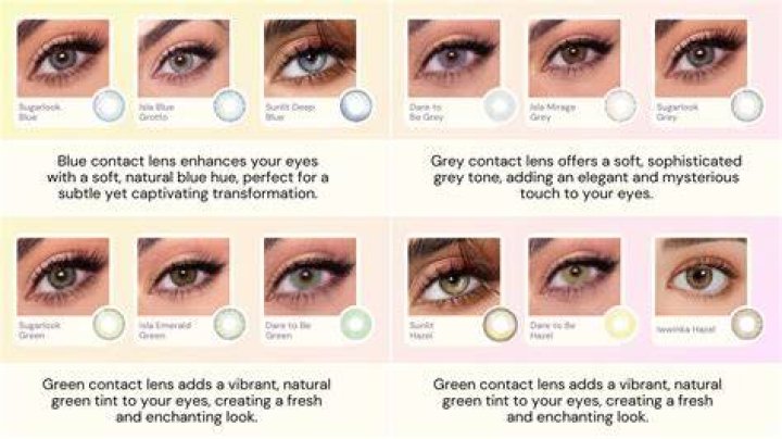 Do colored contacts work on green eyes?