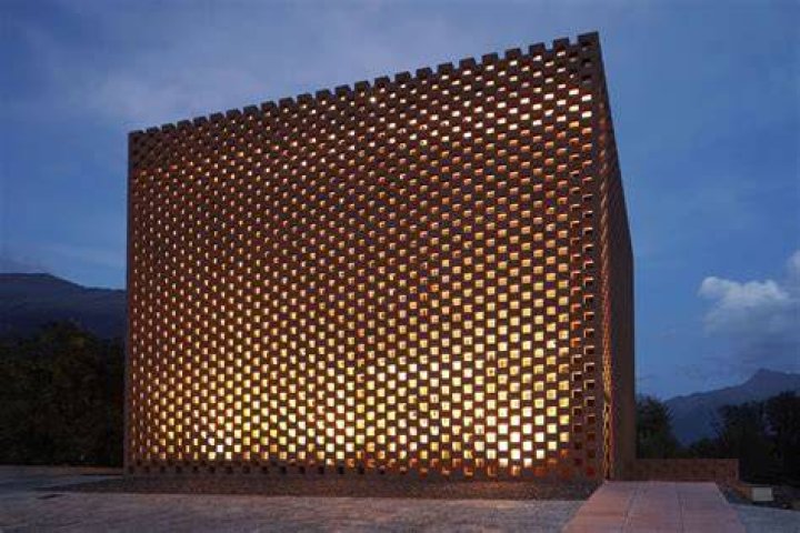 How are brick buildings constructed?