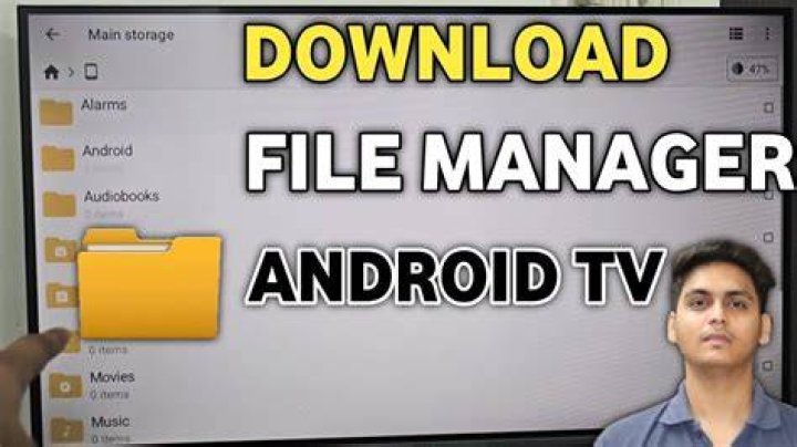 How do I install file manager on Smart TV?