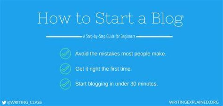 How do I start a blog course?