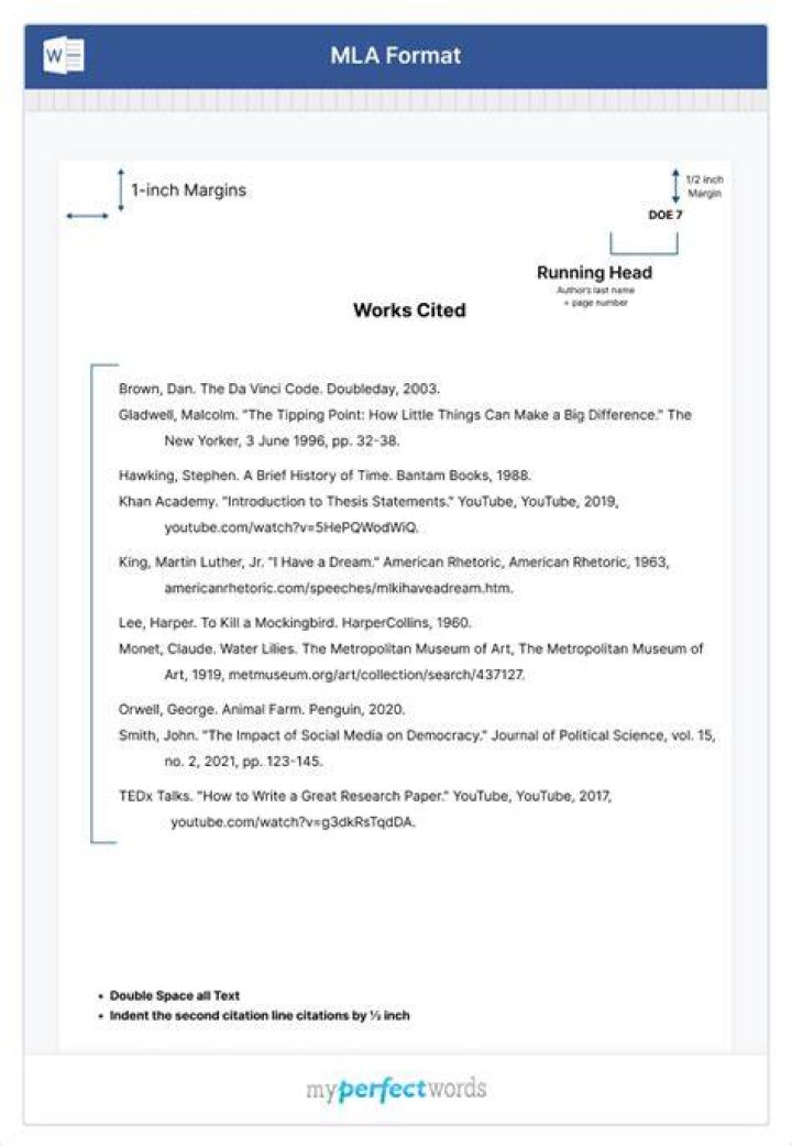 How do you cite a research report MLA?