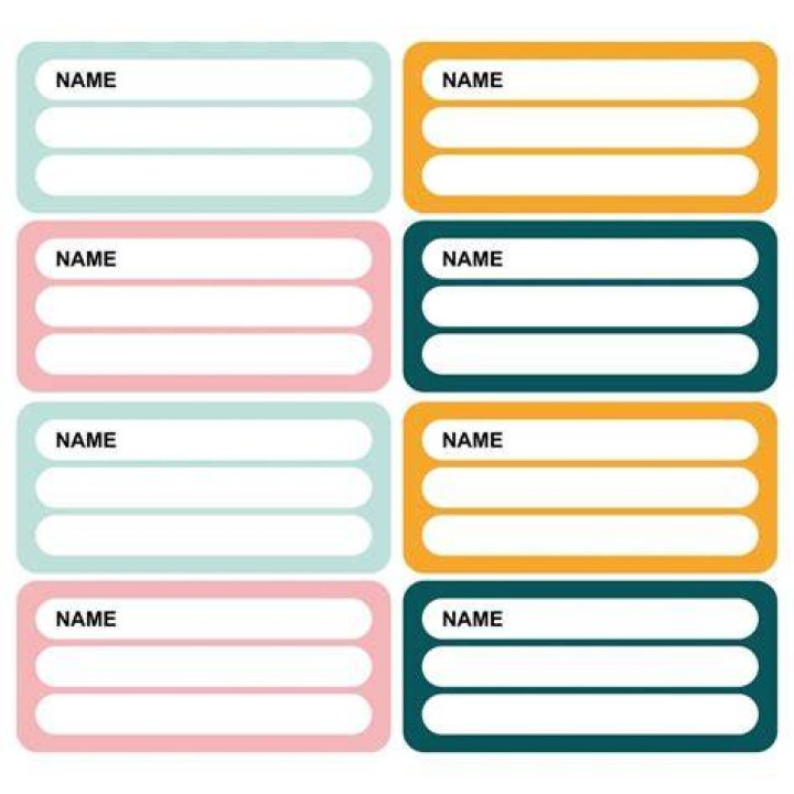 How do you name a label?
