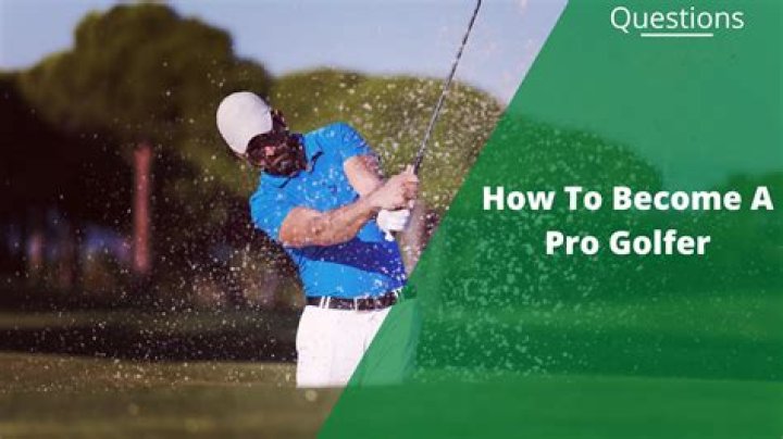 How do you qualify to be a pro golfer?