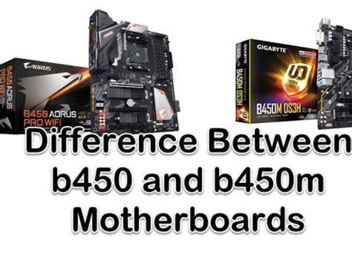 What's the difference between B450 and B450M?