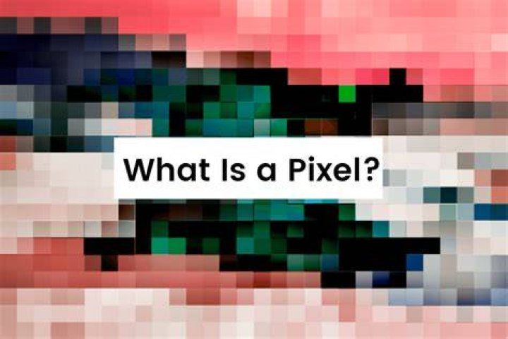 What does it mean when a picture is pixelated?
